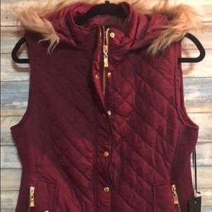 Size small vest with hood